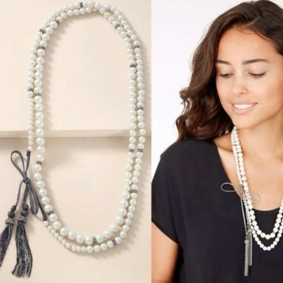 Mara Pearl Necklace - Picture 2 of 3